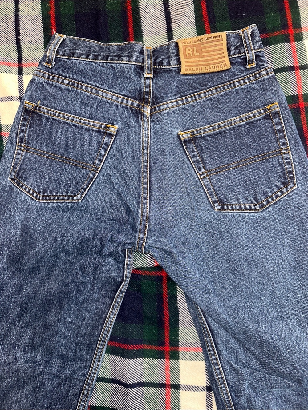 Vintage Polo Jeans Co Ralph Lauren Classic Straight Jeans W4 L29